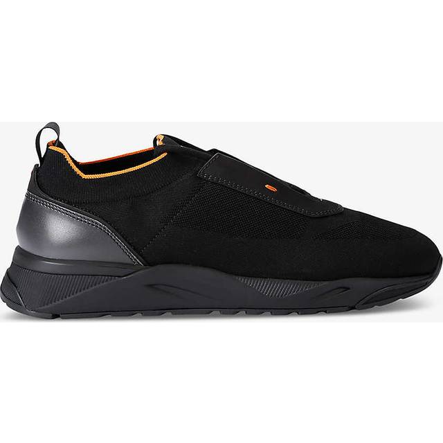 Santoni Technical-Knit Runner Sneakers - Black - 5
