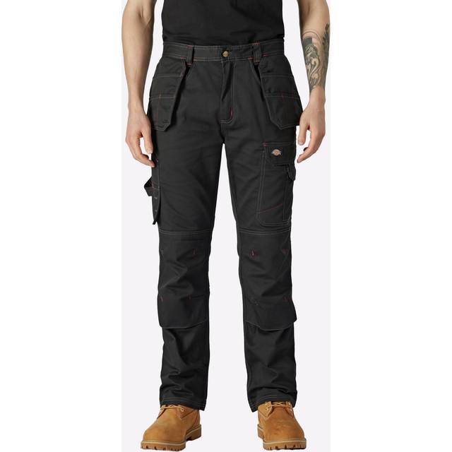 Men's Dickies Redhawk Pro Synthetic Men's Black Outdoor Trousers - Size: 40
