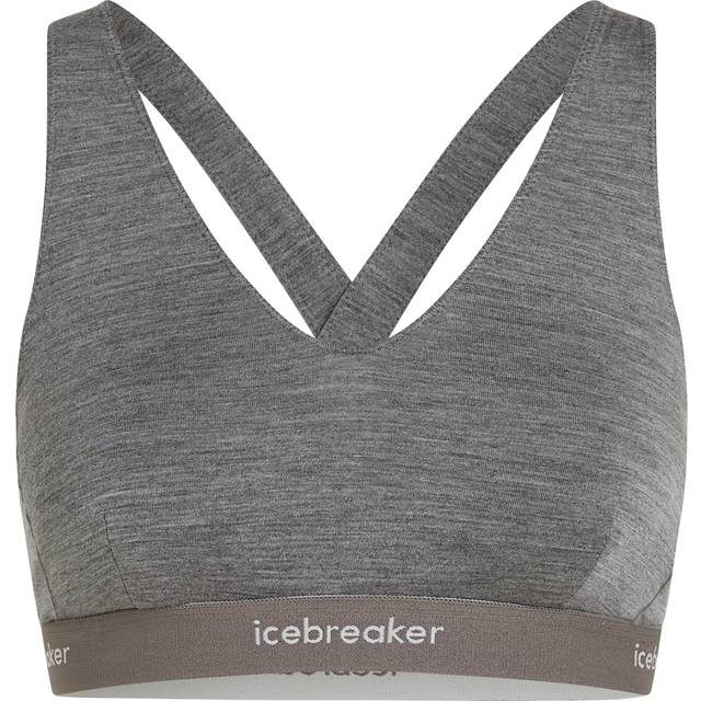 Icebreaker - Women's 125 Cool-Lite Sprite Racerback Bra - Sports bra size S, grey