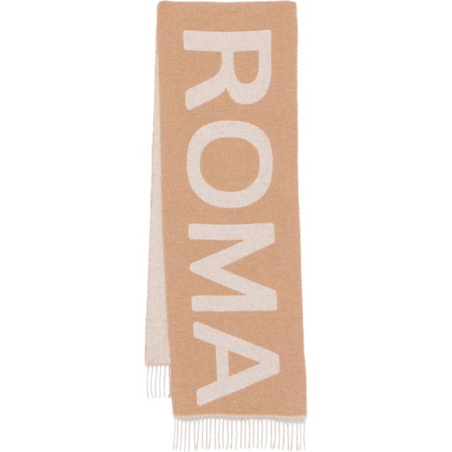 Fendi Logo Jacquard Wool & Alpaca-Blend Scarf
