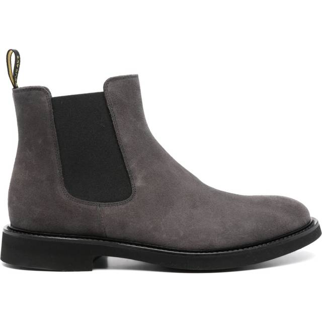 Doucal's - pull-on suede Chelsea boots - men - Calf Suede/Rubber/Calf Leather - 41 - Grey