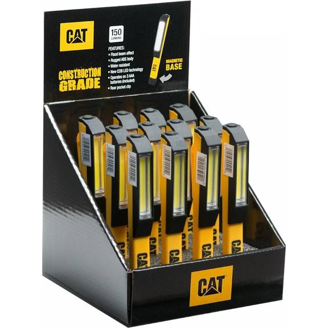 Caterpillar LED Work Light Display Case Accessories Yellow One Size - Yellow/Black