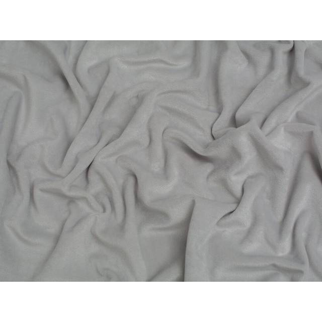 Minerva Core Range Super Soft Plush Fleece Fabric Silver Grey