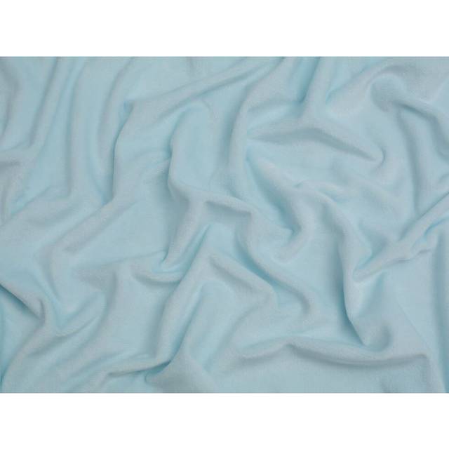 Minerva Core Range Super Soft Plush Fleece Fabric Powder Blue