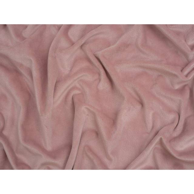 Minerva Core Range Super Soft Plush Fleece Fabric Dusky Pink