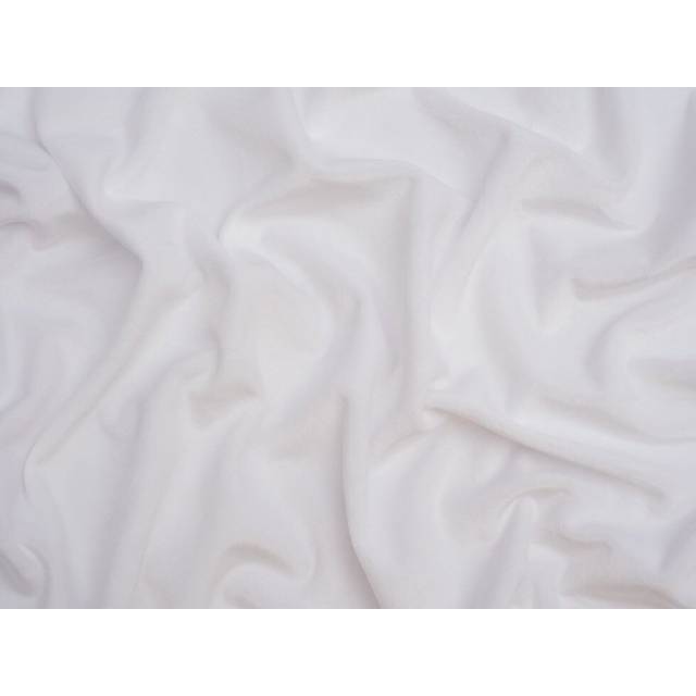 Minerva Core Range Super Soft Plush Fleece Fabric White