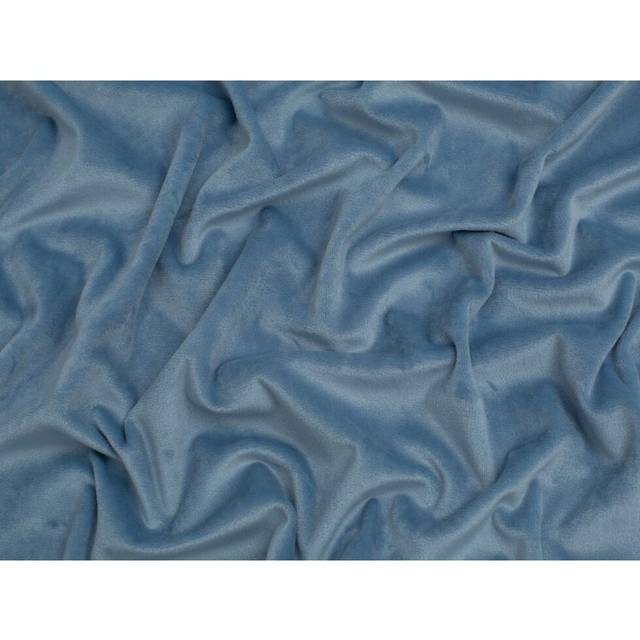 Minerva Core Range Super Soft Plush Fleece Fabric Blue