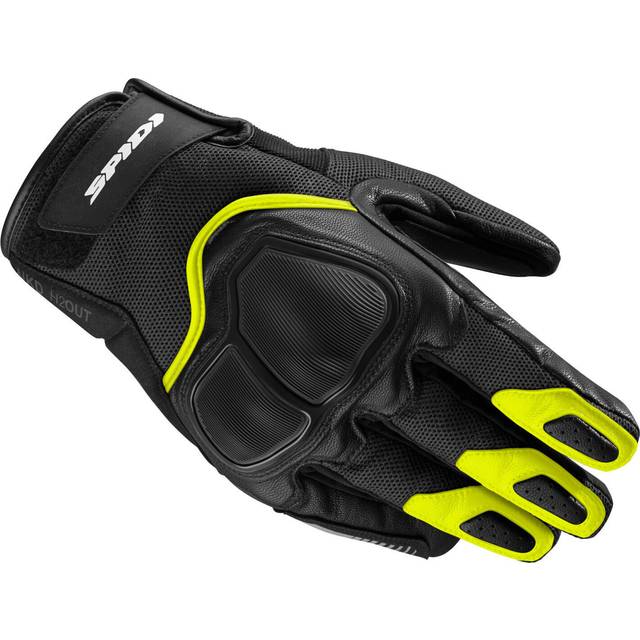 Spidi NKD, gloves H2Out , color: Black/Neon-Yellow , size: S