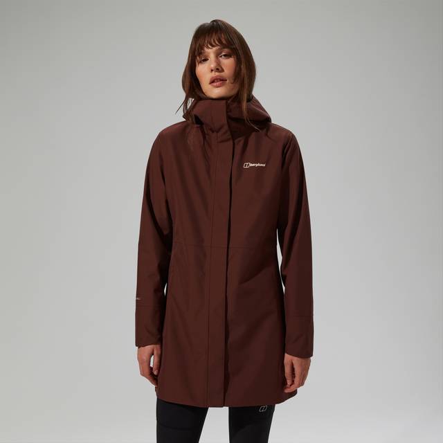 Berghaus women's omeara long jacket lightweight wind proof soft shell long sleev