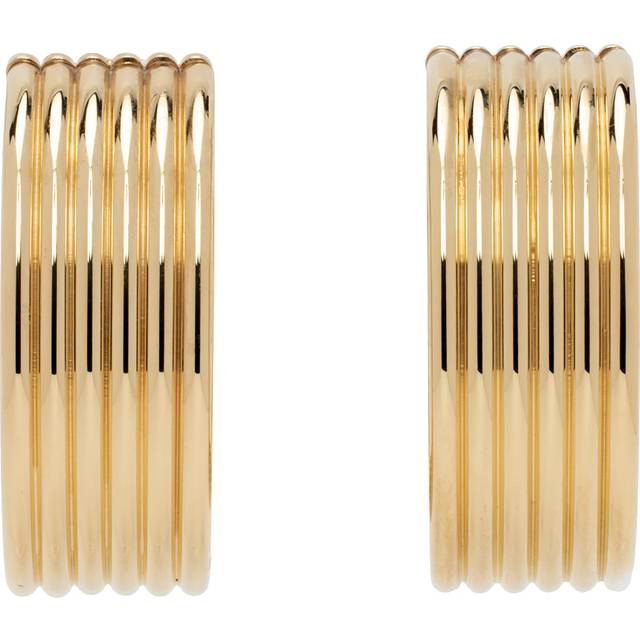 ALAÏA Gold Loop Hoop Earrings - 220 - OR - UNI