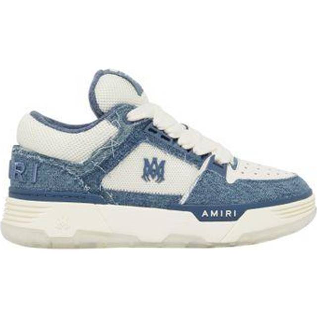 AMIRI Indigo & White Vintage Denim MA-1 Sneakers - WASHED INDIGO - IT 46