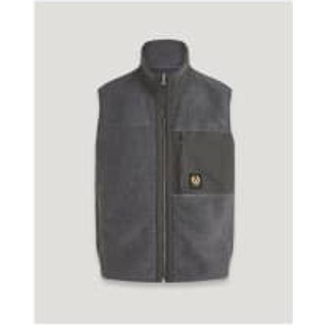 Belstaff - Welder Fleece Gilet Size: Xl, Col: Charcoal Heather XXL