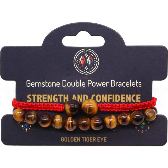 Gemstone Double Power Bracelets Tiger Eye