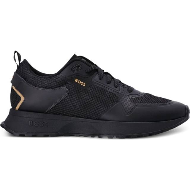 BOSS - mesh-embellished low-top sneakers - men - Thermoplastic Polyurethane (TPU)/Polyester/Polyethylene vinyl acetate (PEVA)/Rubber/Polyester/Fabr...
