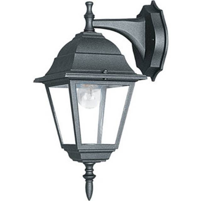 Fan Europe Roma Outdoor Down Wall Lanterns Black, IP44 19.5x35x14.6cm
