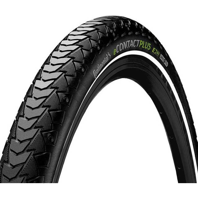 Continental EContact Plus black/black reflex wire 55-622, elcykeldäck, 55 mm