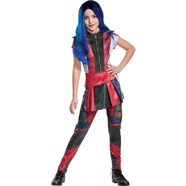 Descendants 3 Evie Classic Costume for Girls - Red&#47;Brown&#47;Blue (7/8)