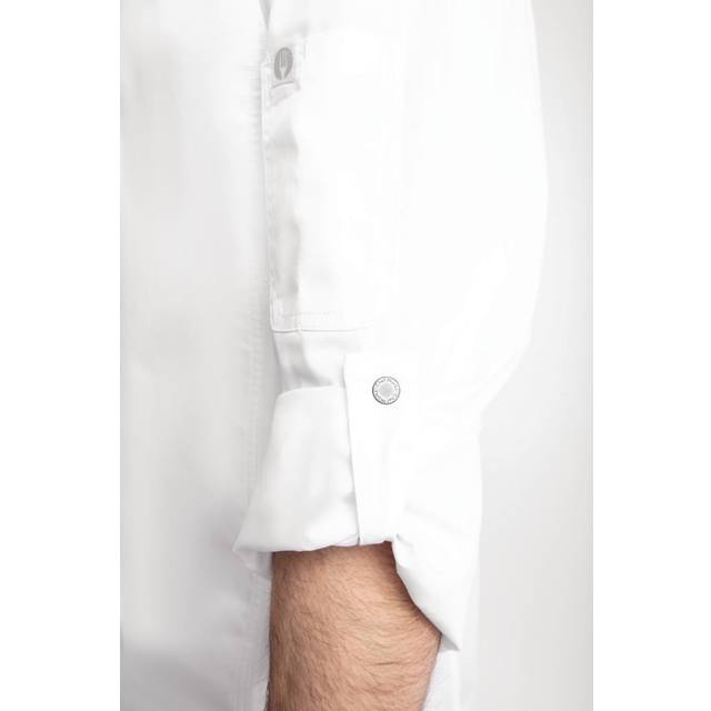 Chef Works Unisex Hartford Lightweight Chef Jacket White Size L