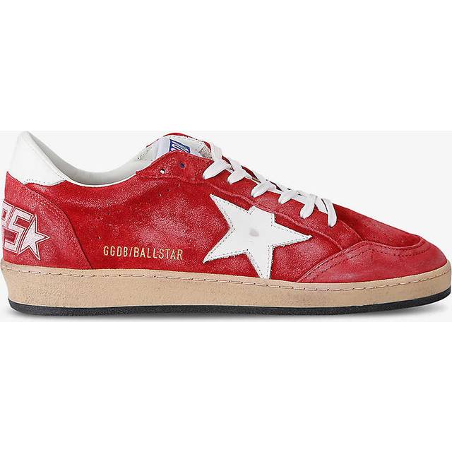 Golden Goose Suede Ball Star Sneakers - Red - 42
