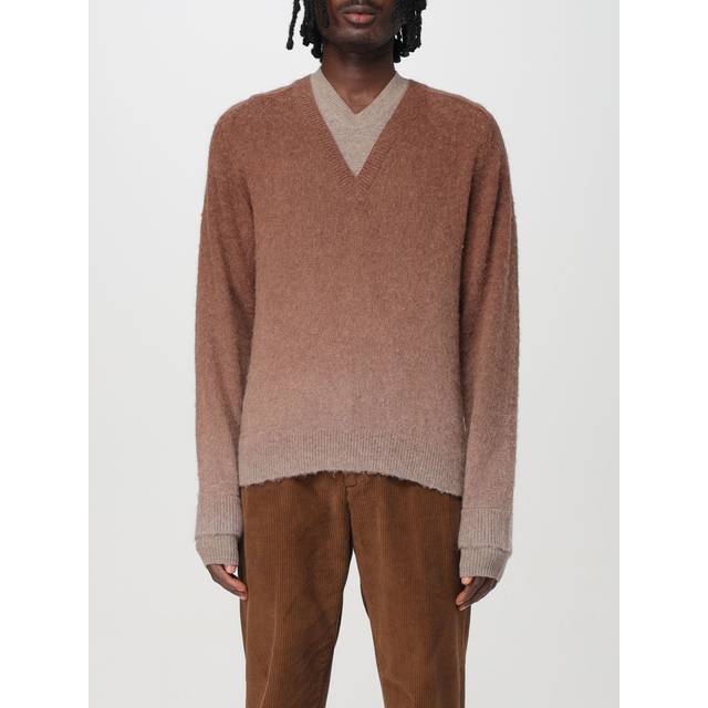 JW Anderson V-Neck Gradient Jumper in Chocolate Brown - Brown. Size S (also in ). (S)