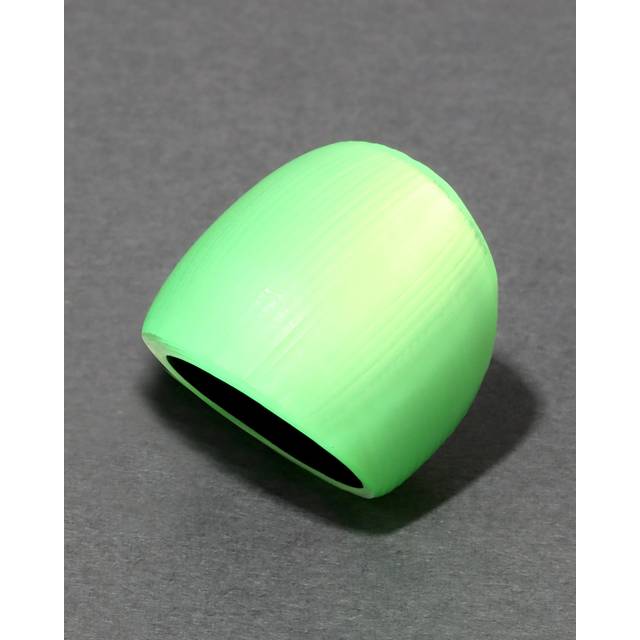 Alexis Bittar Lucite Block Ring- Green in Neon Size 8 | Statement Jewelry from Alexis Bittar (8)