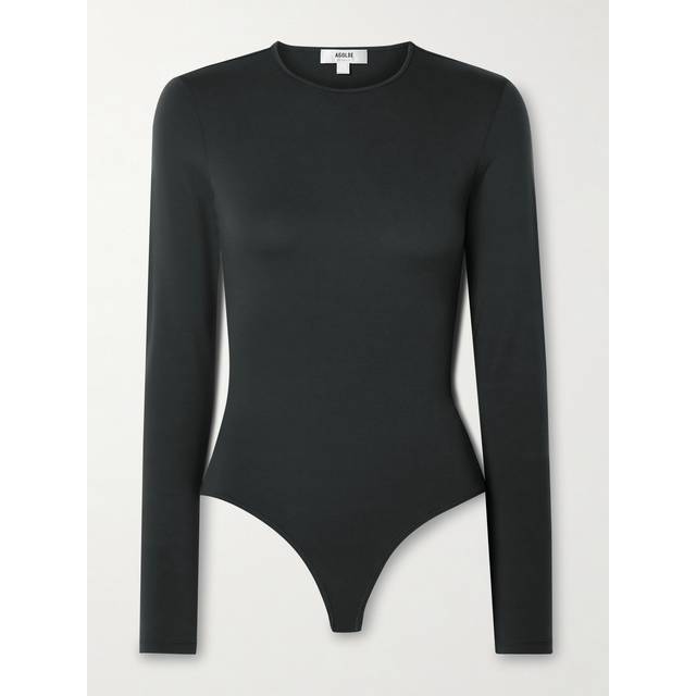 Aura Long-Sleeve Bodysuit - GRANITE (DK GRE - X-Large