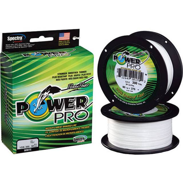 Power Pro Braided Spectra Line 20lb by 300yds White (1528) vit