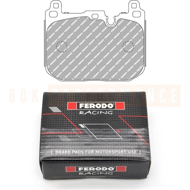 Front ferodo ds3.12 track brake pads for bmw m2 f87, m3 f80, m4 f82 f83