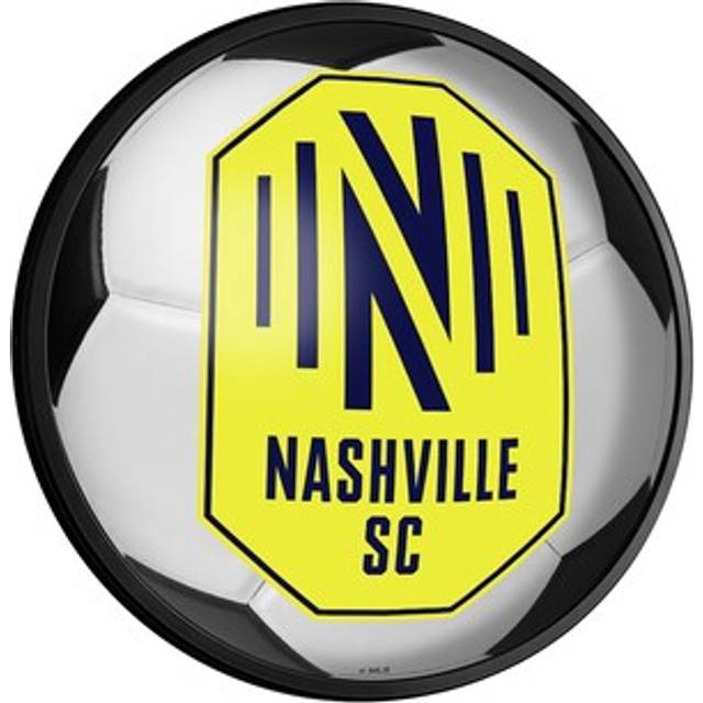 Nashville SC 18'' Round Slimline Illuminated Soccer Ball Wall Sign - No Size
