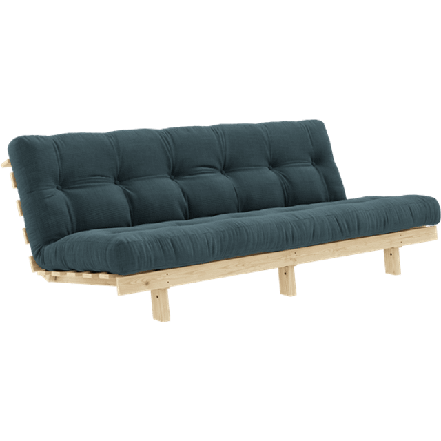Karup Design Lean Bäddsoffa Med Alpha Madrass 130x200 Ljusblå/Rå - Ljusblå, rå