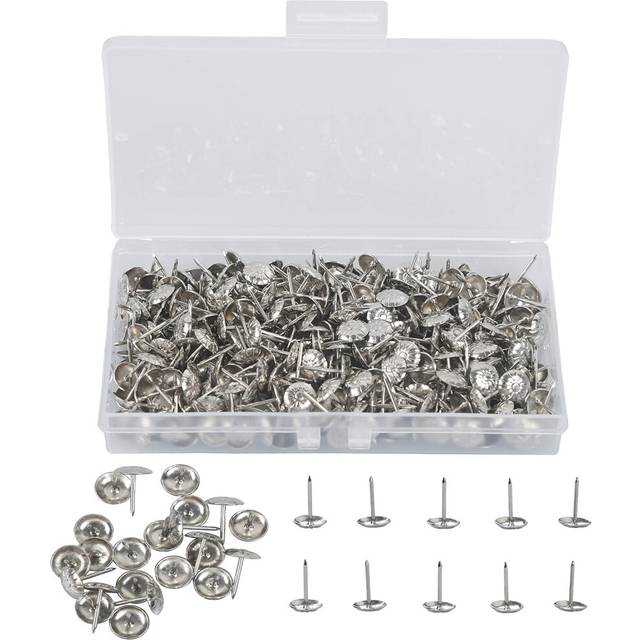400 pcs upholstery nails Antique decorative nails, 11 mm X 16 mm silver