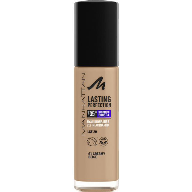 Manhattan Lasting Perfection Foundation 61 Creamy Beige 3131.67 DKK/1 L