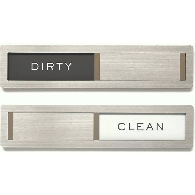 Kubik Letters Premium Stainless Steel Dishwasher Magnet Sign - Kitchen Organizers and Storage - Magnet for Dishwasher - Kitchen Decor