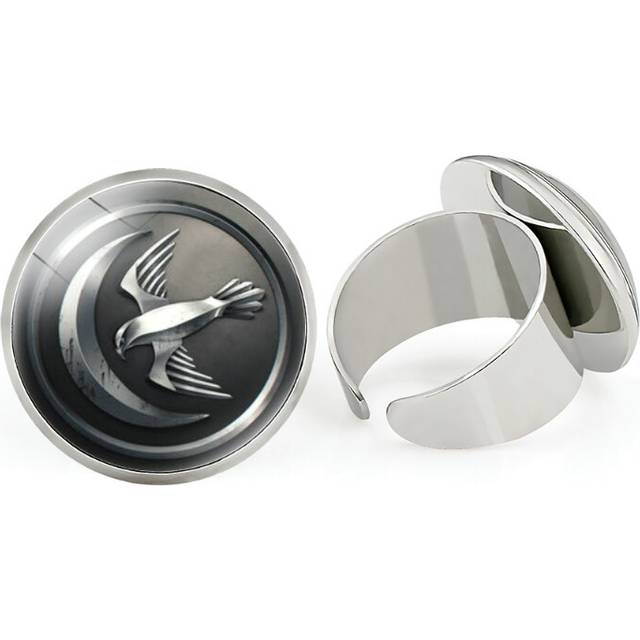 (04) Game Exquisite Of Thrones House Sigil Adjustable Time Gem Ring For Men And Women