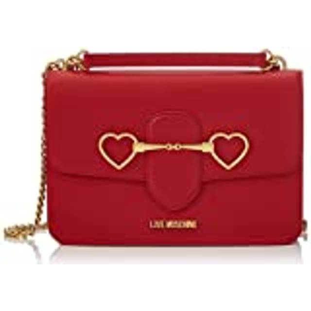 LOVE faux leather bag with chain shoulder strap and golden c size Unic (Unica)