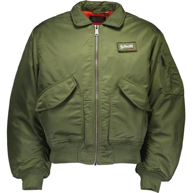 Recycled nylon jacket Schott CWU Original - Vert