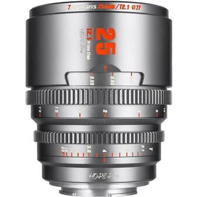 7artisans hope prime 25mm t2.1 cinema lens for sony e mount camera =black=