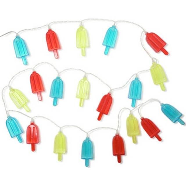 ValueLight Set of 20 Ice Lolly Multicolour Outdoor Solar String Light - ValueLights - 200 x 3.5 x 9.5cm