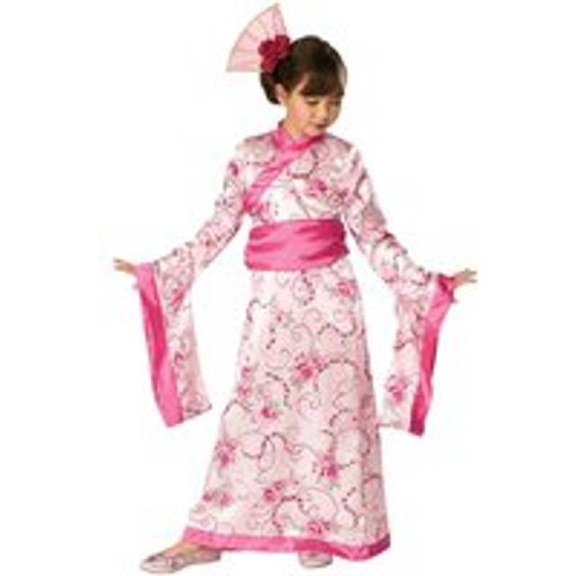 Bristol Novelty Girls Asian Princess Costume 2-3 Years rosa