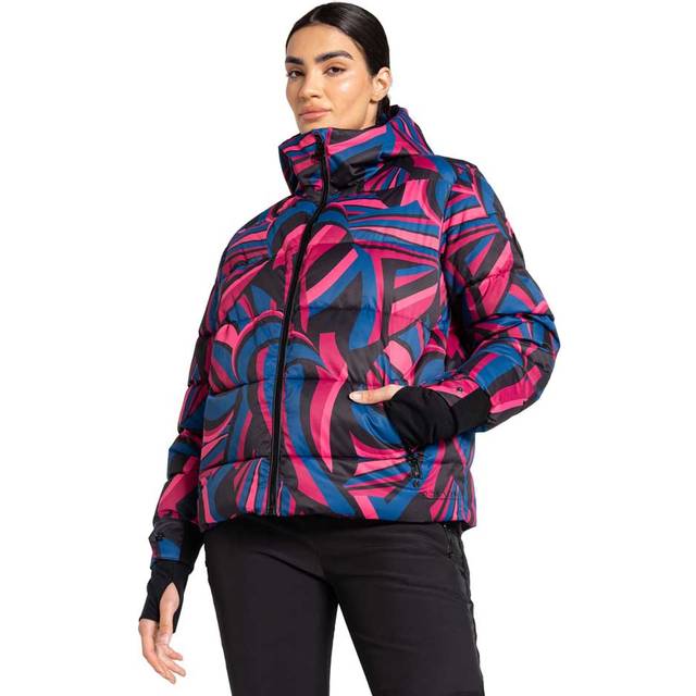 Dare 2b Women's Lightweight Showcase Baffled Ski Jacket Hot Pink, Size: 16