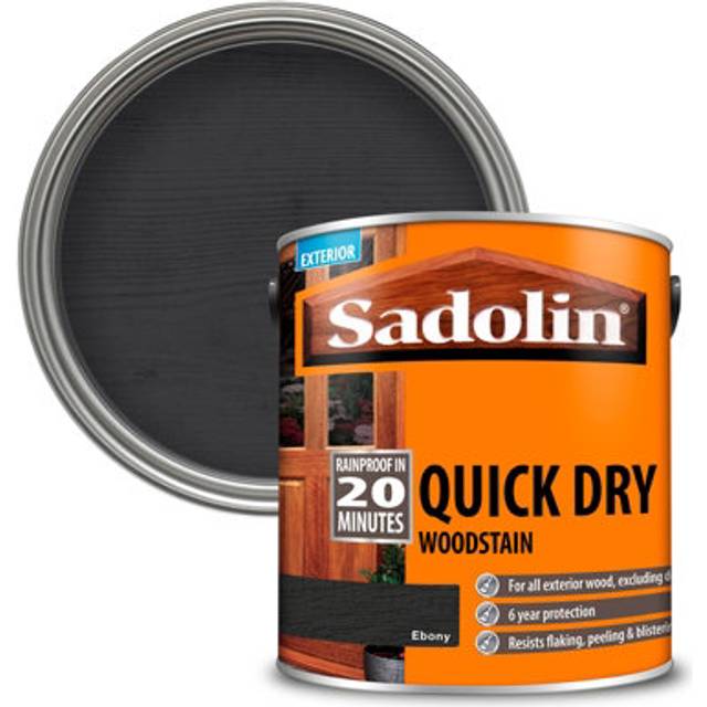 Quick Dry Woodstain - Ebony - 2.5L - Sadolin