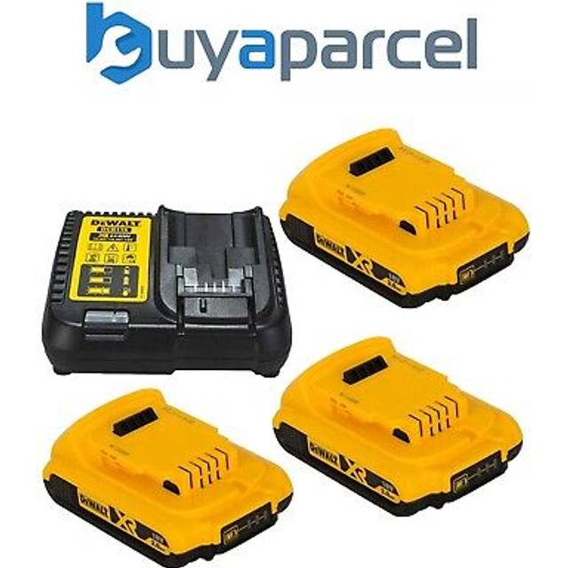 3 x Dewalt DCB183 2.0ah 18v xr Lithium Ion Battery + DCB115 Charger Power Pack