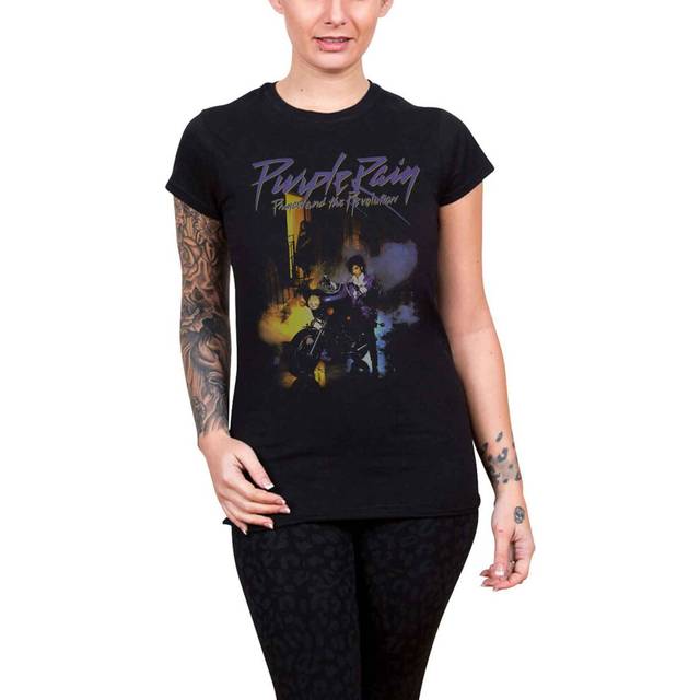 Ladies Prince Purple Rain Lovesexy Licensed T-shirt Womens