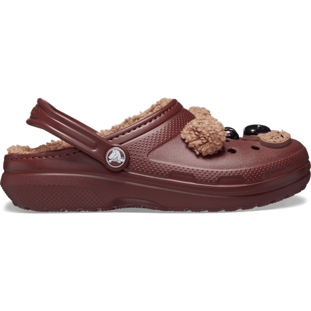 Crocs | Kids | Toddler Classic Lined I AM Brown Bear | Clogs | Dark Clay | C6