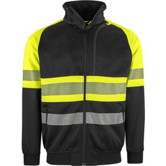 (XL, Yellow/Black) Projob Mens Hi-Vis Work Jacket