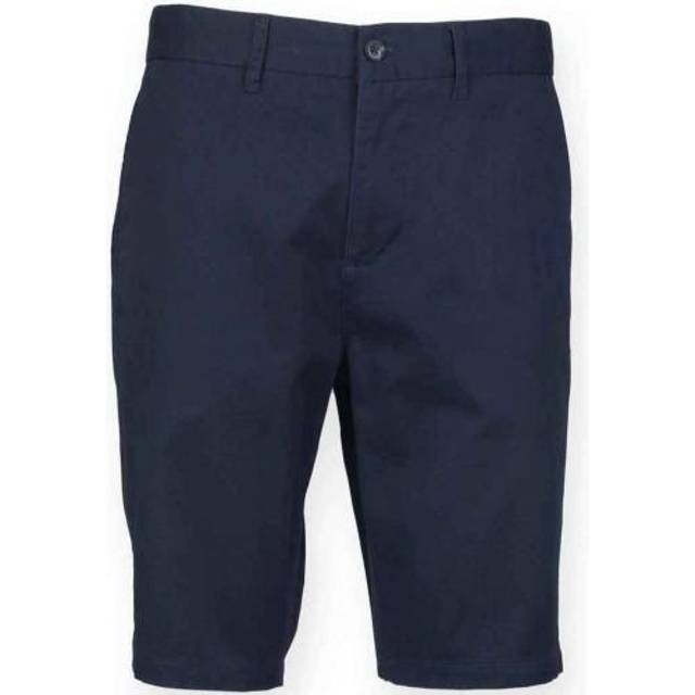 (34R, Stone) Front Row Mens Chino Stretch Shorts