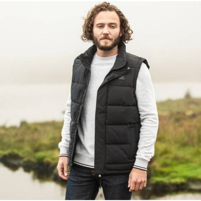 Barmston Mens Insulated Gilet - Black - 6XL