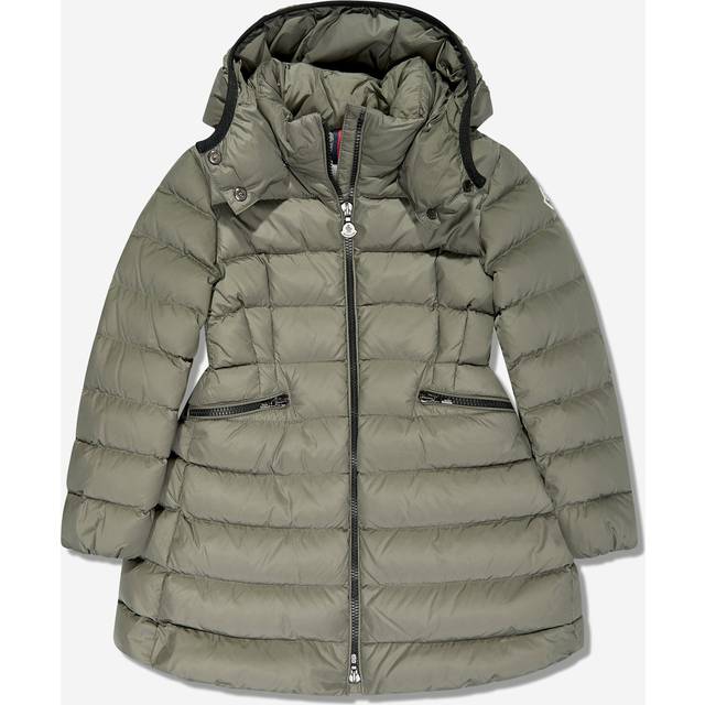 Moncler Enfant Girls Green Charpal Down Padded Puffer Coat - 4 year
