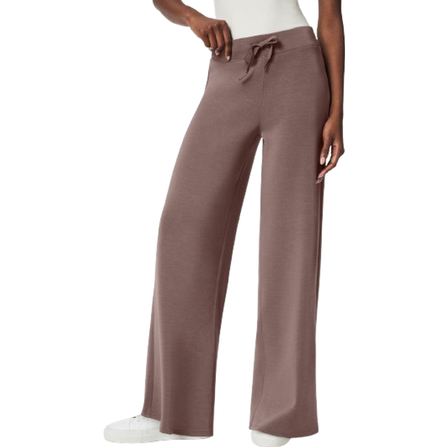 AirEssentials Wide Leg Sweat Bottoms - Smoke - <p>Spanx launched in 2000 and after years of success selling shapewear and underwear the brand delved into women’s apparel, which was met with the same level of popularity. From shaping leggings to smoothing t-shirts, the label is the one stop shop for comfortable wardrobe essentials that accentuate the feminine figure.</p>