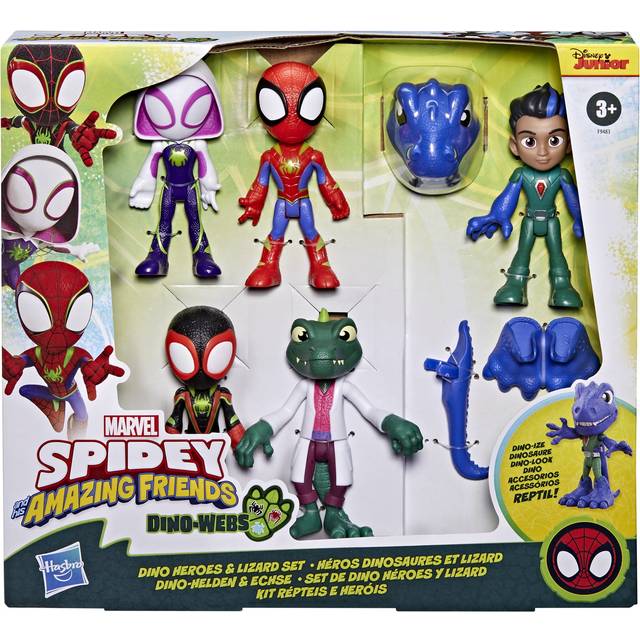 Saf Dino Heroes And Lizard Set